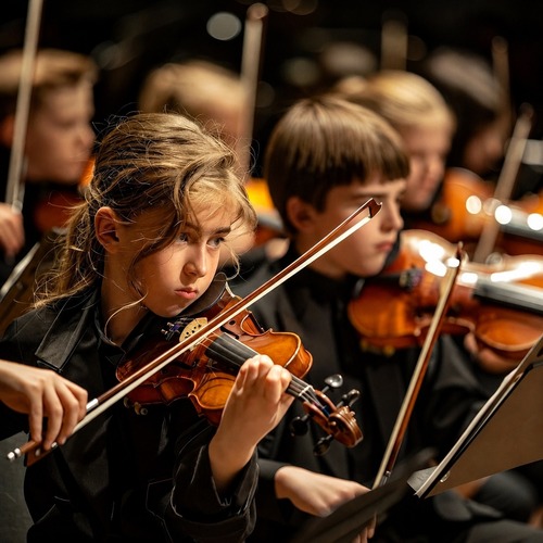 Middle school orchestra